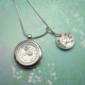 Birthstone-September-Boy Charm for floating lockets - Charm for Memory Lockets - Image 2