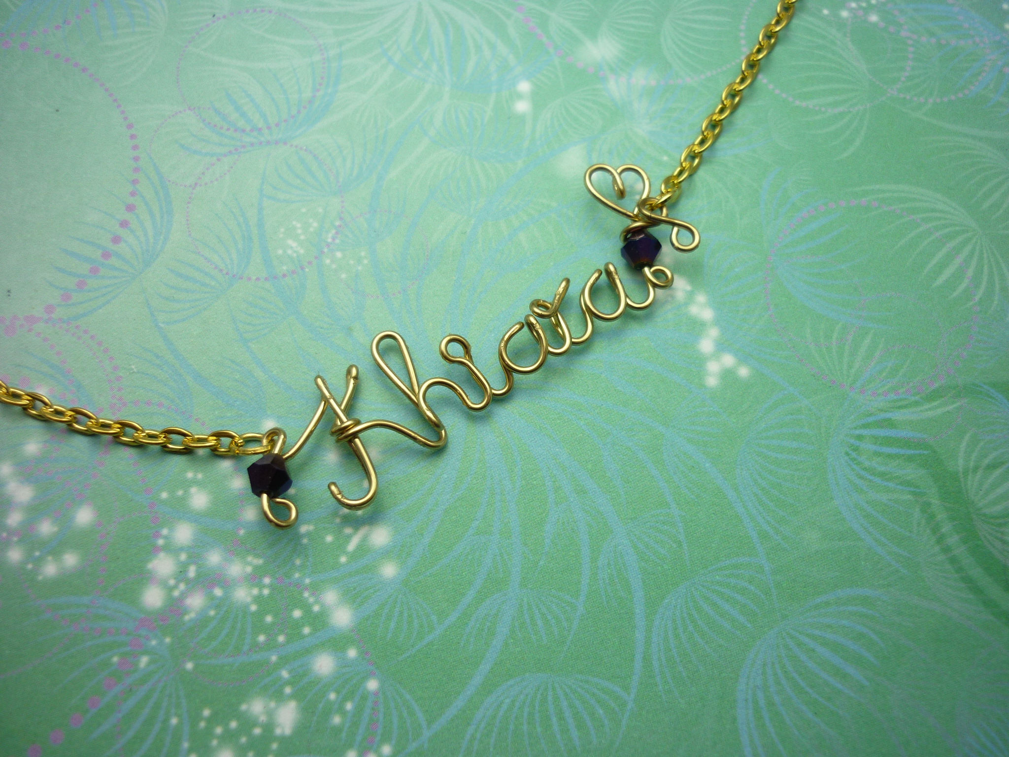 Personalised Name Necklace - Gold - Upto 8 Letters - Image 5