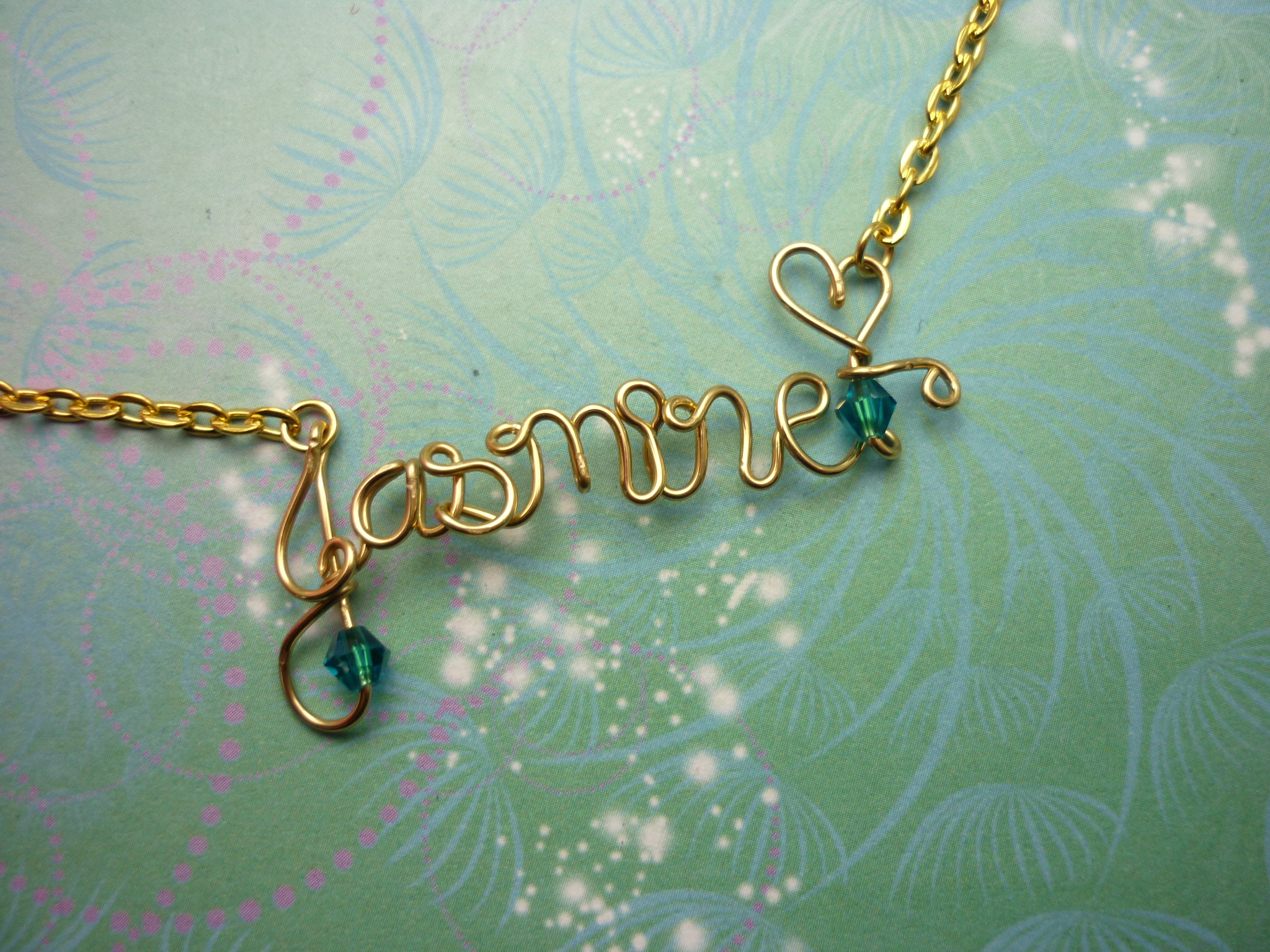 Personalised Name Necklace - Gold - Upto 8 Letters - Image 6