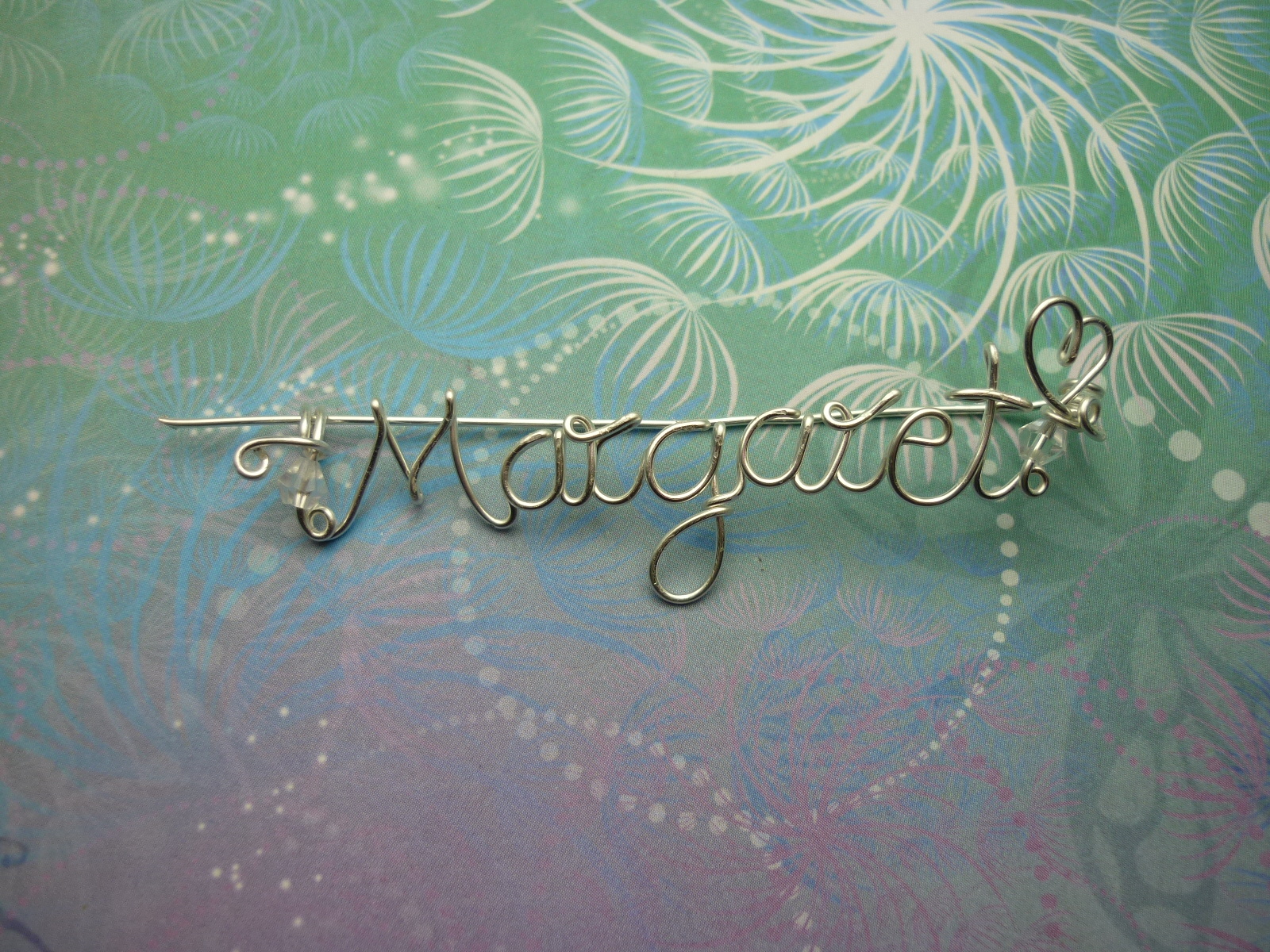 Personalised Name Brooch - Silver - Up to 8 Letters - Handcrafted - Image 4