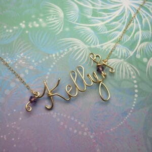 Gold Filled - Personalised Name Necklace -  up to 8 Letters
