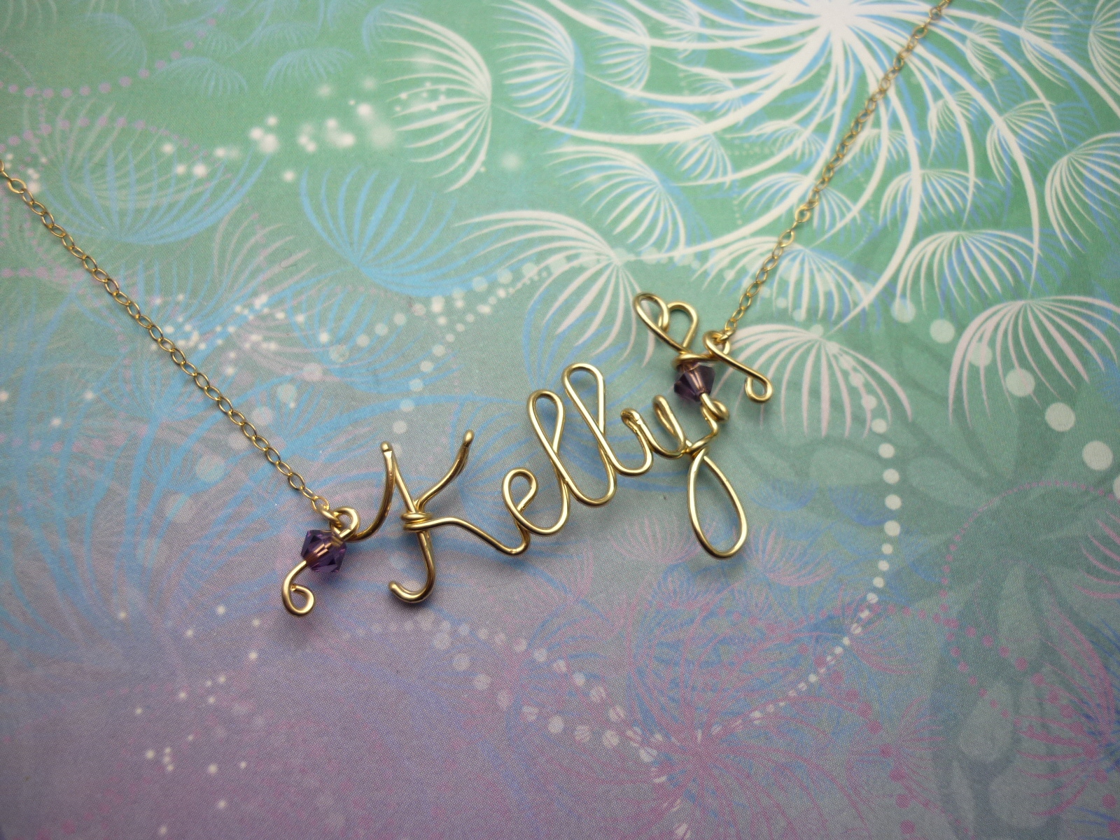 Personalised Name Necklace - Gold - Upto 8 Letters - Image 8