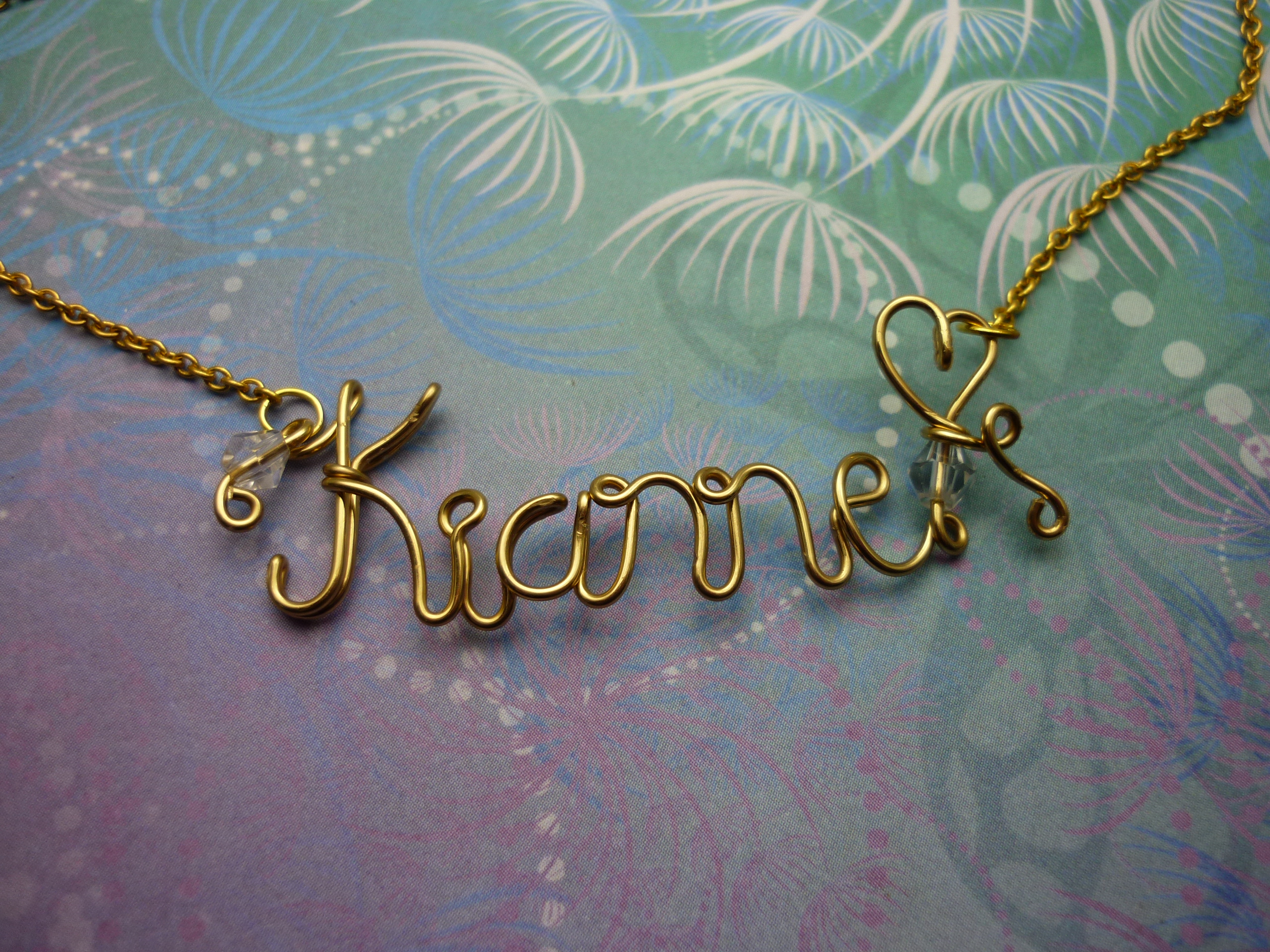 Personalised Name Necklace - Gold - Upto 8 Letters - Image 10