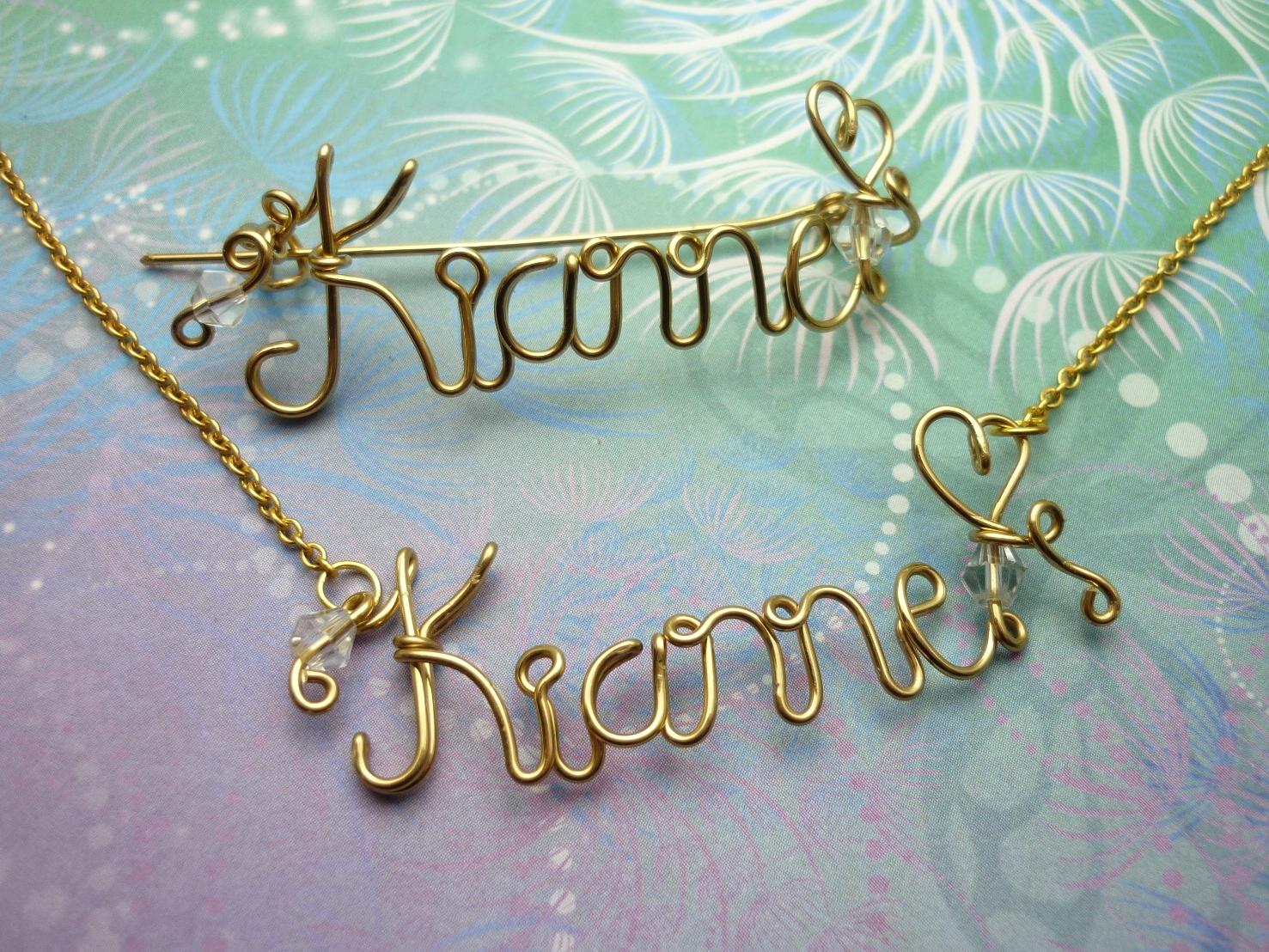 Personalised Name Necklace - Gold - Upto 8 Letters - Image 11