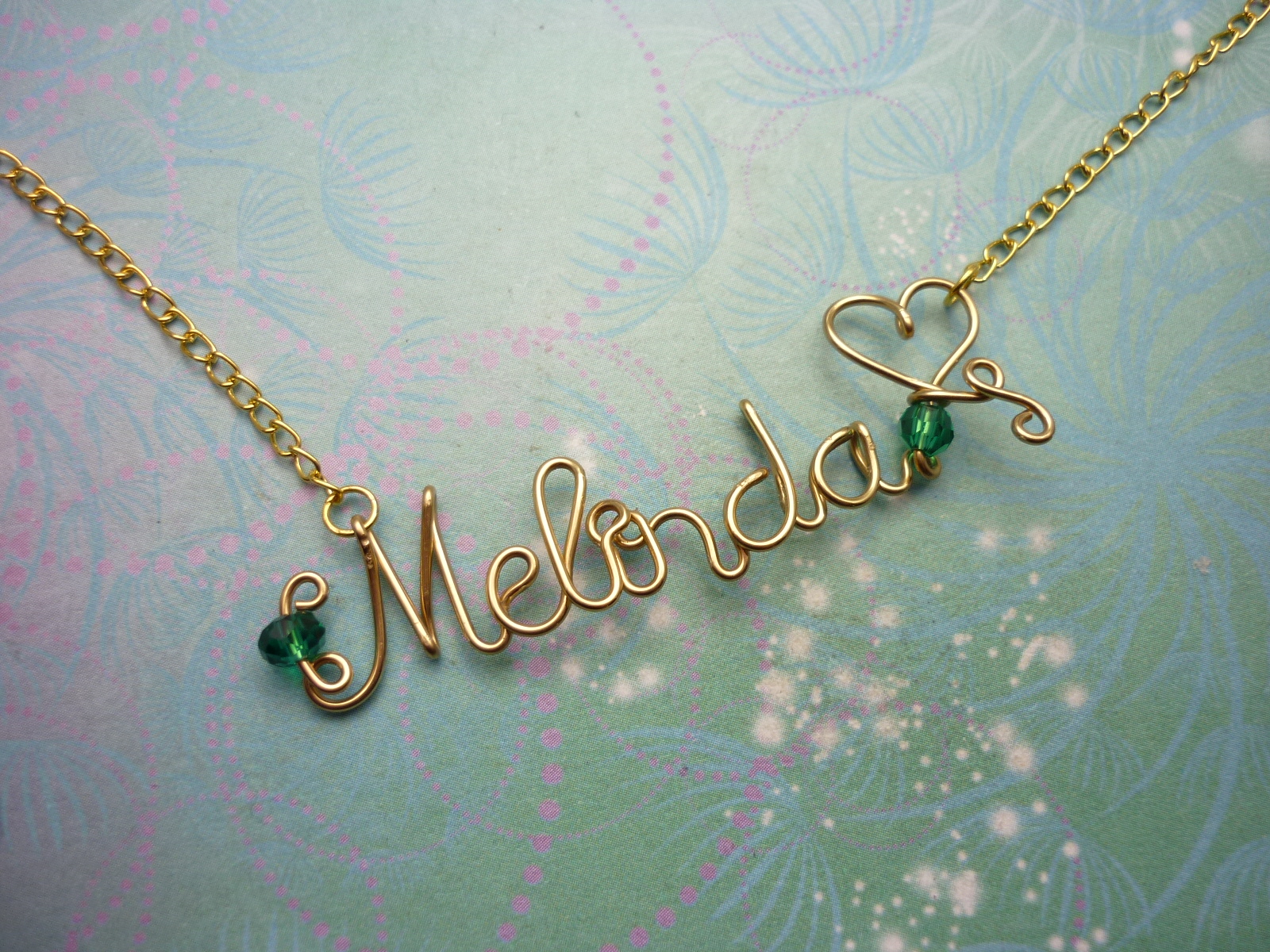 Personalised Name Necklace - Gold - Upto 8 Letters - Image 12
