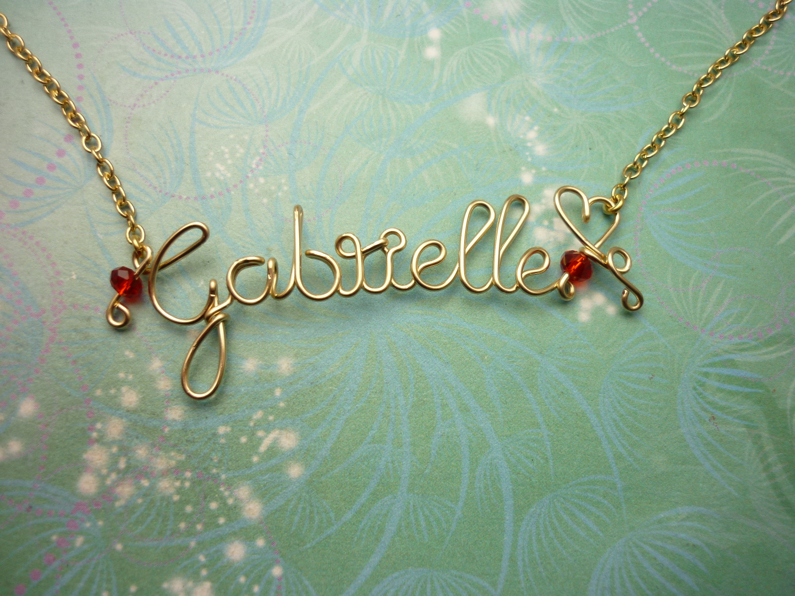 Personalised Name Necklace - Gold - Upto 8 Letters - Image 13