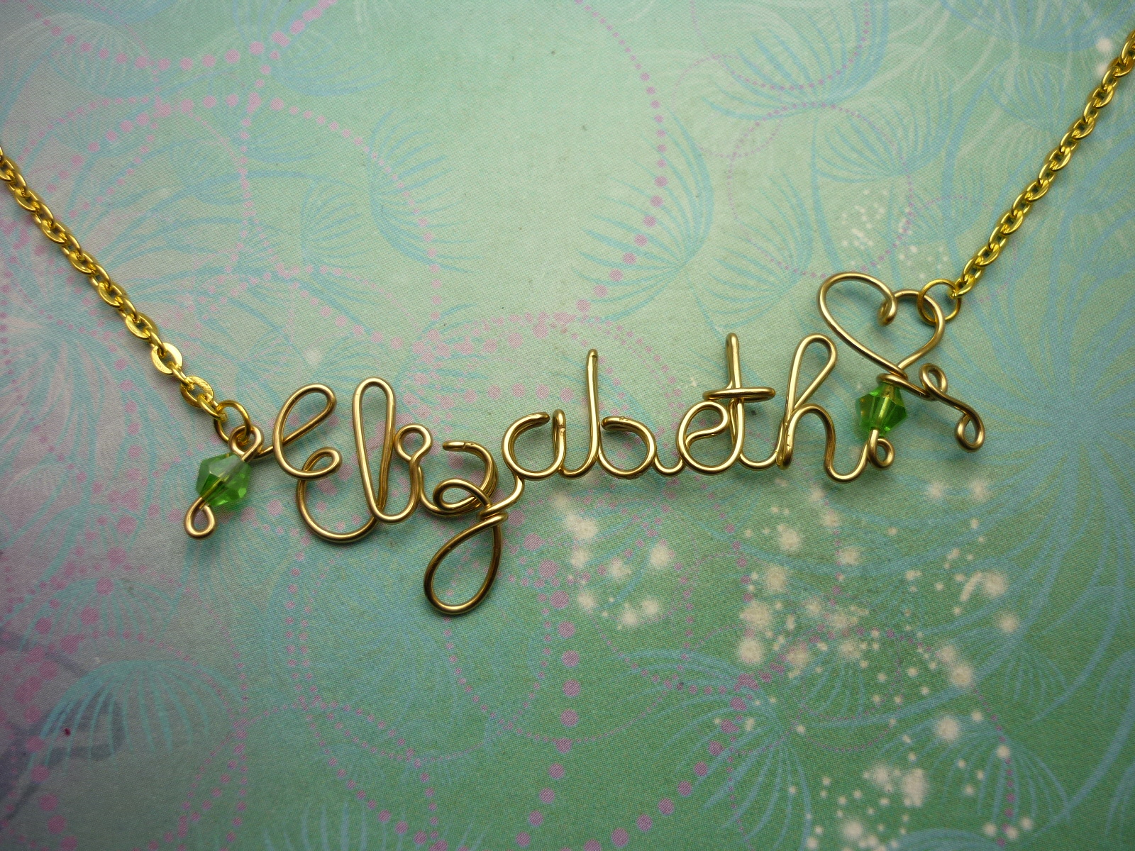 Personalised Name Necklace - Gold - Upto 8 Letters - Image 14