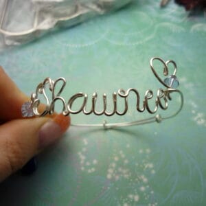Personalised Name Bracelet - Silver or Gold - Up to 8 Letters