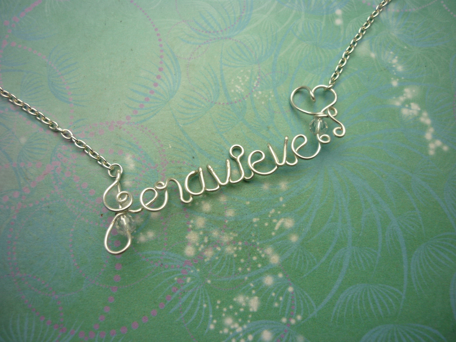 *Best Seller* Personalised Name Necklace - Silver - 9 to 11 letters - Image 7