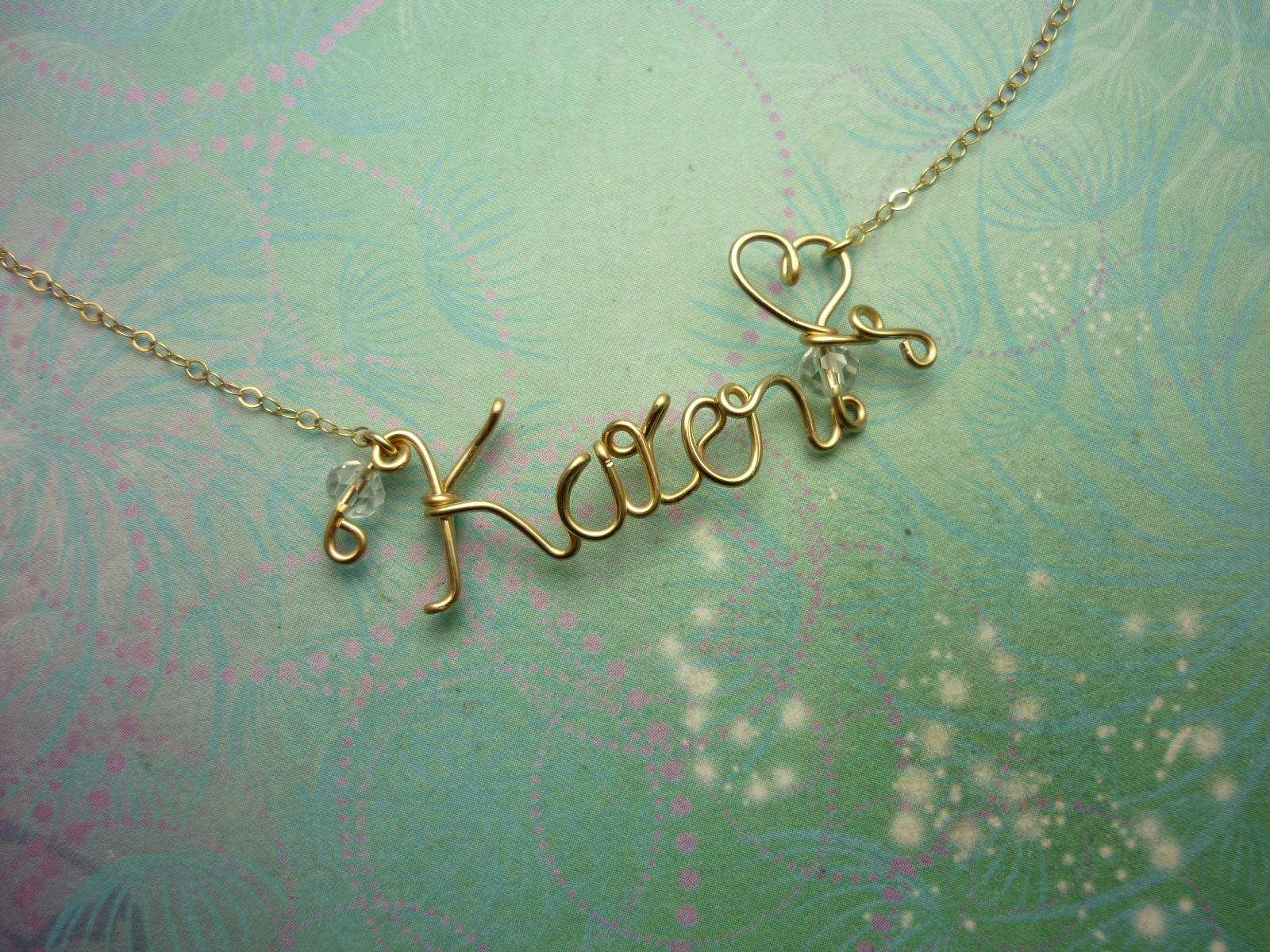 Personalised Name Necklace - Gold - Upto 8 Letters - Image 15