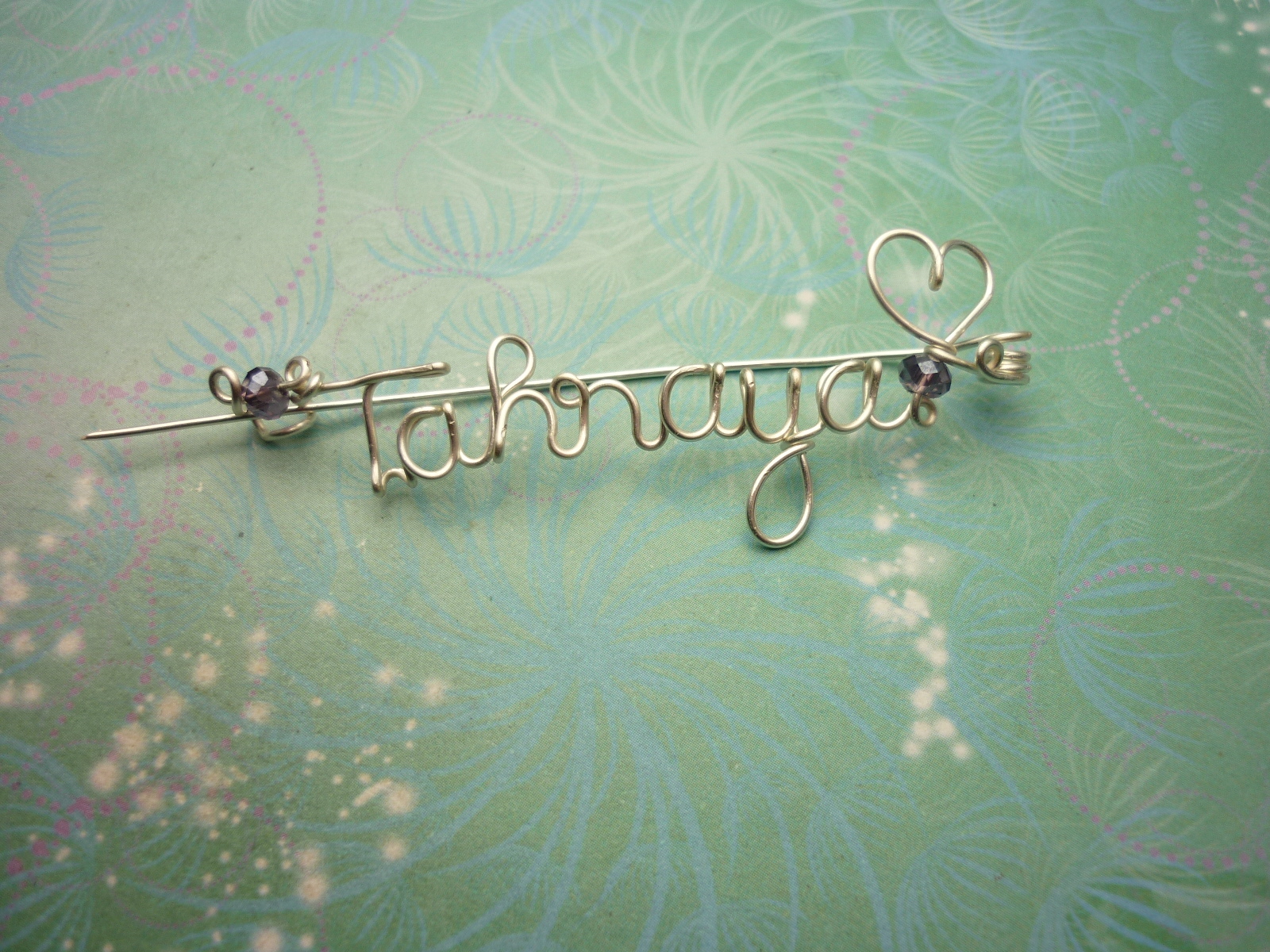 Personalised Name Brooch - Silver - Up to 8 Letters - Handcrafted - Image 10