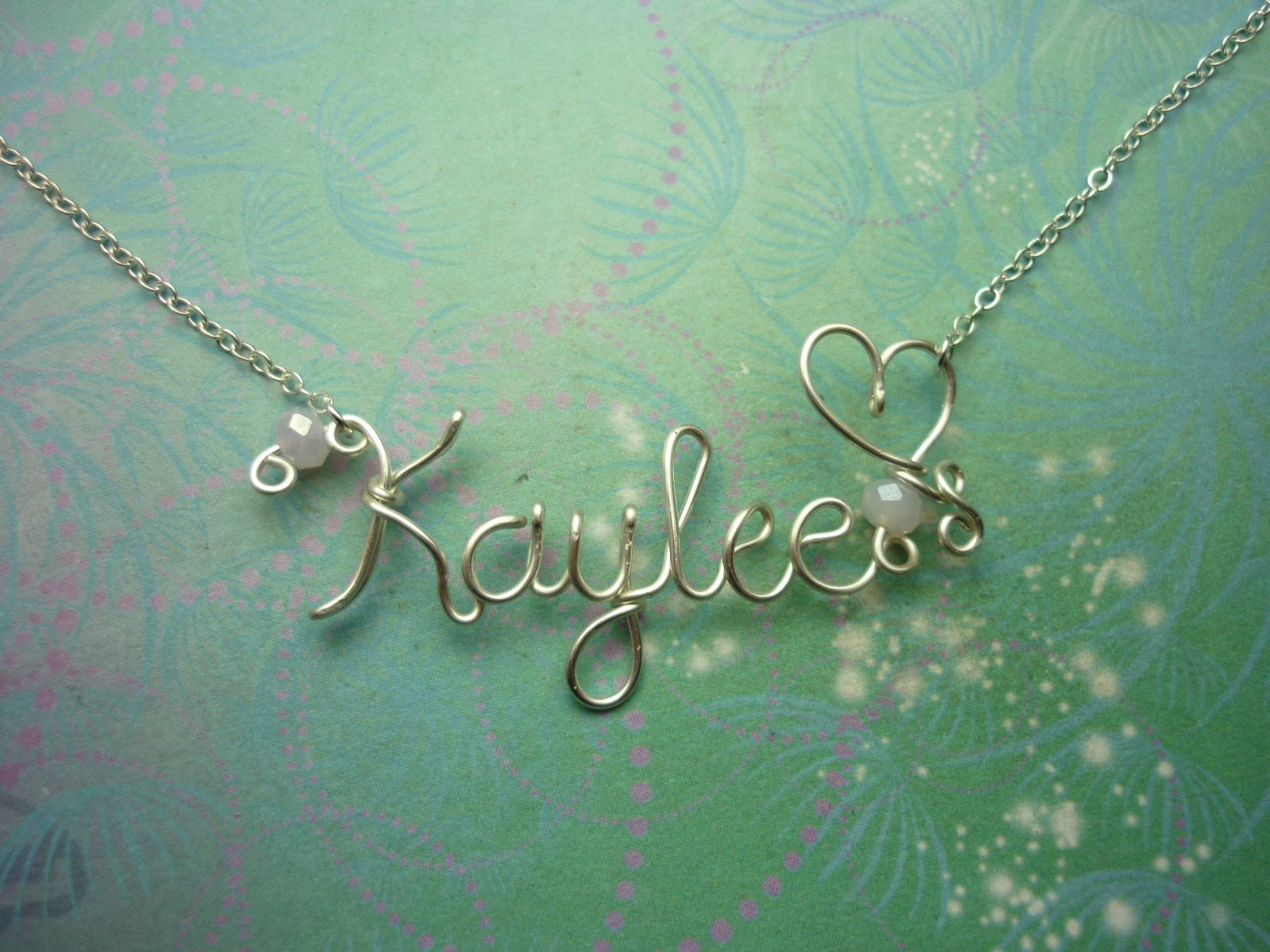 Sterling Silver - Personalised Name Necklace - up to 8 letters - Image 2