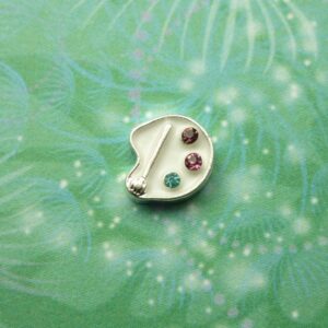 Painters Pallet - Charm for Memory Lockets