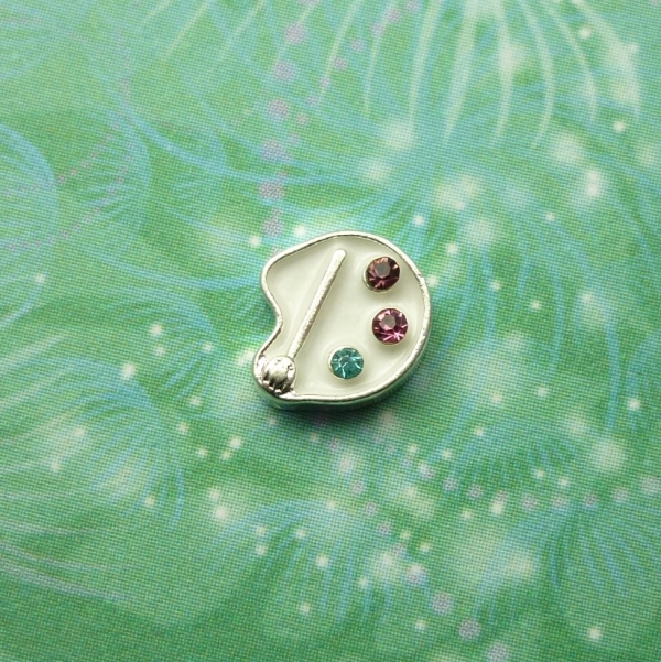 Painters Pallet - Charm for Memory Lockets