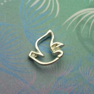 Peace Dove Silver - Charm for Memory Lockets
