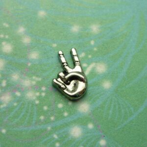 Peace Hand - Charm for Memory Lockets