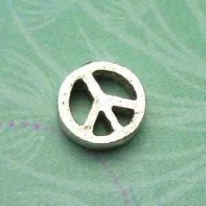 Peace Sign - Charm for Memory Lockets