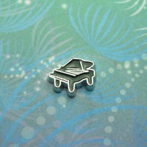 Piano Silver - Charm for Memory Lockets
