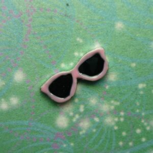 Pink Frame Sunglasses - Charm for Memory Lockets