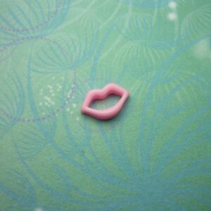 Pink Lips - Charm for Memory Lockets
