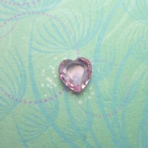 Pink Sparkling Heart - Charm for Memory Lockets