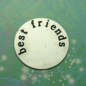 Plate - Best Friends - 22mm - Charm for Memory Lockets