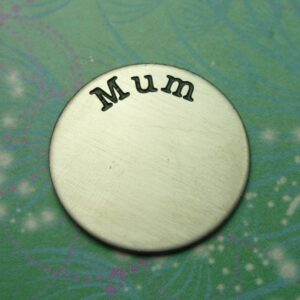 Plate - Mum - 22.5mm - Charm for Memory Lockets