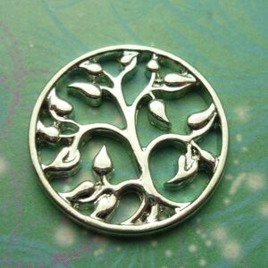 Plate - Tree of Life - 22.5mm - Charm for Memory Lockets