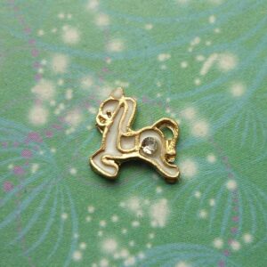 Pony White - Charm for Memory Lockets