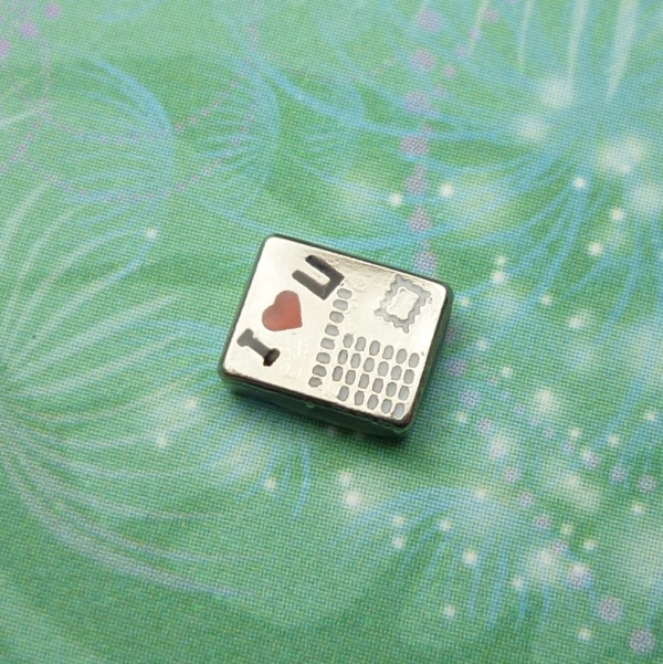 Postcard - Charm for Memory Lockets