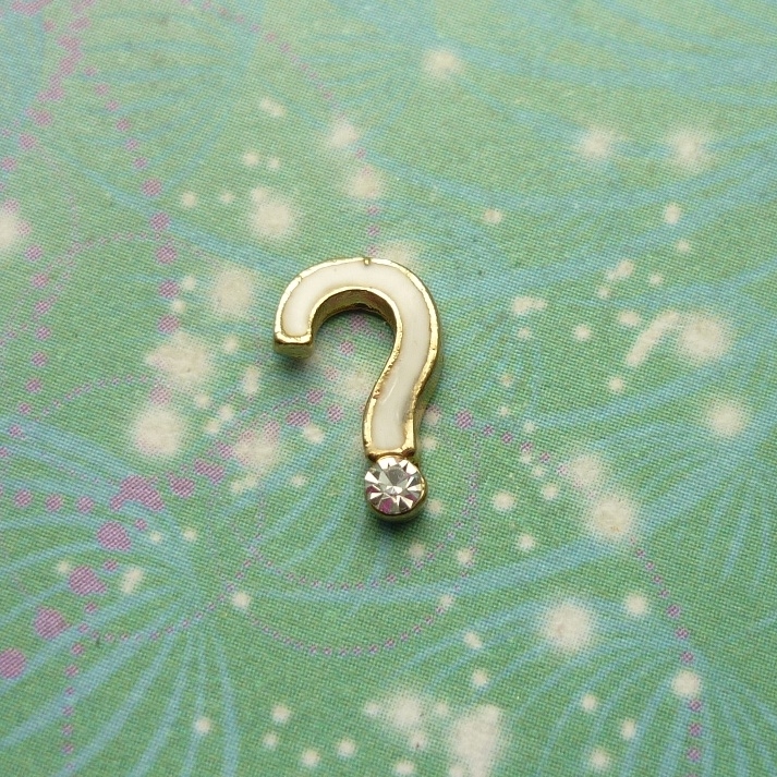 Question Mark - Charm for Memory Lockets