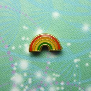 Rainbow Charm For Lockets - Charm for Memory Lockets