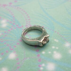 Ring CZ Silver - Charm for Memory Lockets