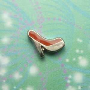 Ruby Shoe - For the moderon Dorothy - Charm for Memory Lockets