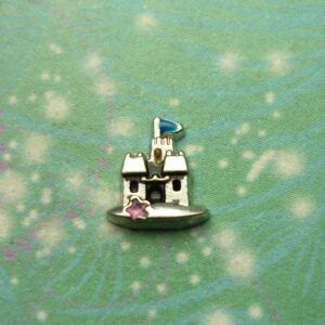 Sand Castle - Charm for Memory Lockets