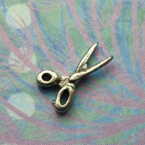 Scissors Silver Medium - Charm for Memory Lockets