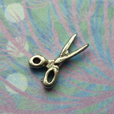 Scissors Silver Medium - Charm for Memory Lockets