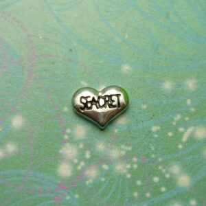 Seacret Heart - Charm for Memory Lockets