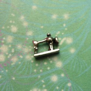 Sewing Machine Double Sided 3d - Charm for Memory Lockets