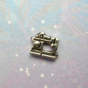 Sewing Machine Silver - Charm for Memory Lockets