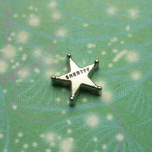 Sheriff Star - Charm for Memory Lockets