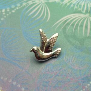 Silver Dove Charm For Lockets - Charm for Memory Lockets
