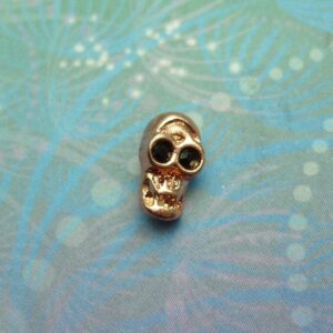 Skull Rose Gold - Charm for Memory Lockets