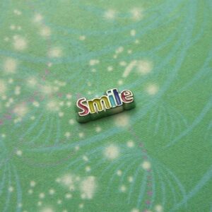 Smile Word - Charm for Memory Lockets