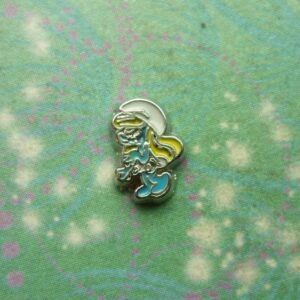 Smurfett - Charm for Memory Lockets