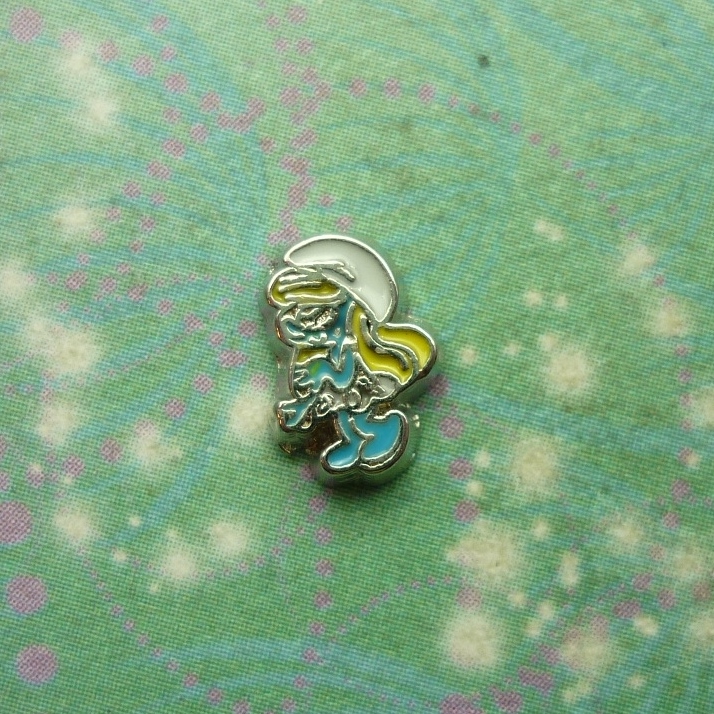 Smurfett - Charm for Memory Lockets