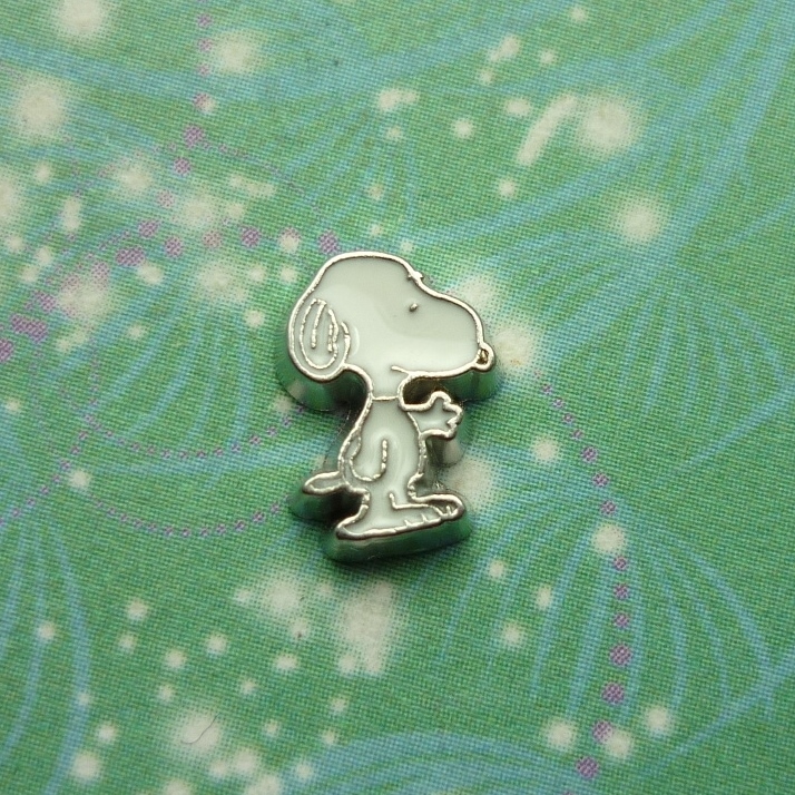 Snoopy White - Charm for Memory Lockets
