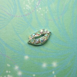 Sparkle Lips - Rainbow AB - Charm for Memory Lockets