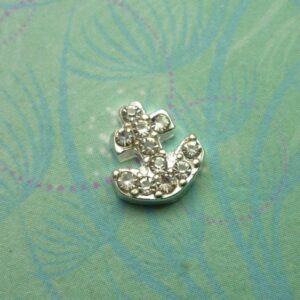 Sparkling Anchor - Charm for Memory Lockets