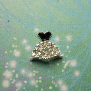 Sparkling Ball Gown - Charm for Memory Lockets